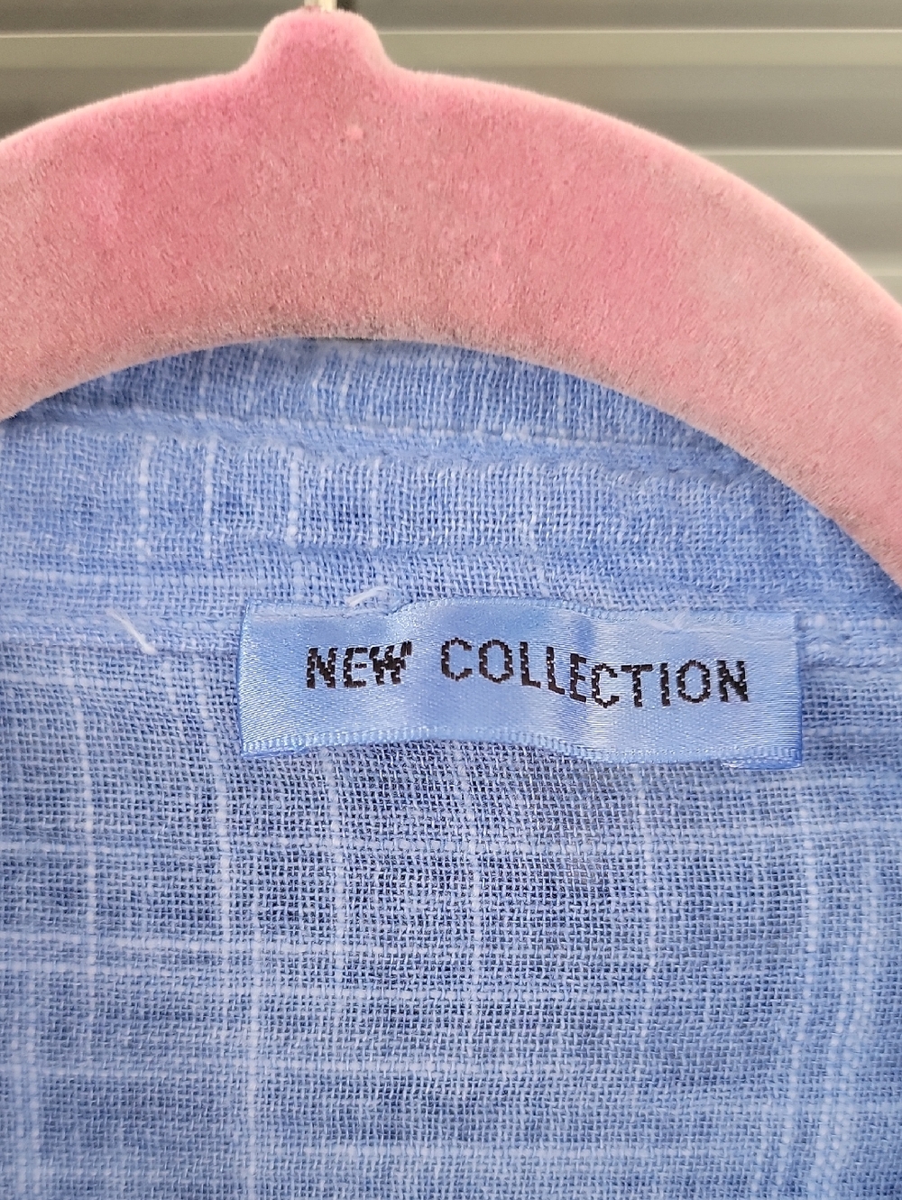 Blue Embroidered Floral Lightweight Cotton Roll Tab Sleeve Button-up Shirt - Picture 7 of 9